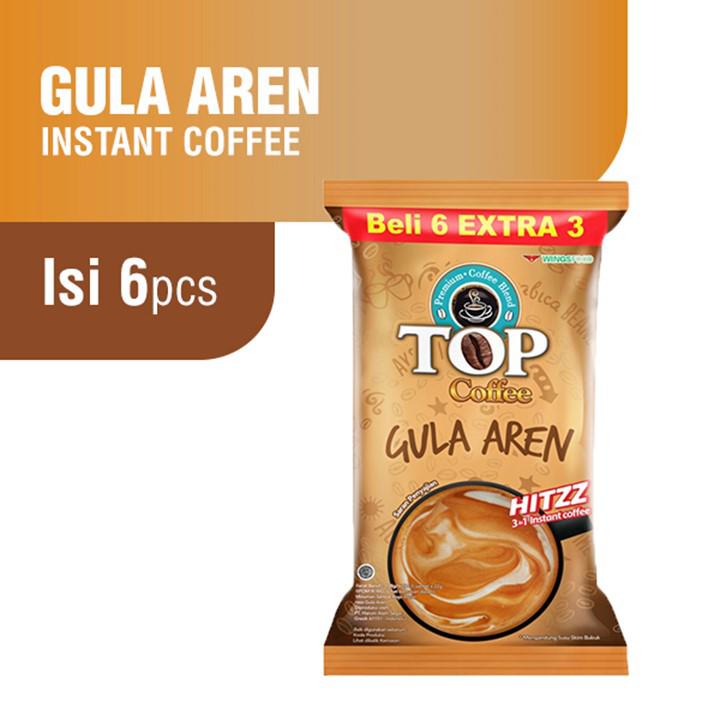 Top Coffee Kopi Instan Gula Aren Pouch 9 x 22 gr