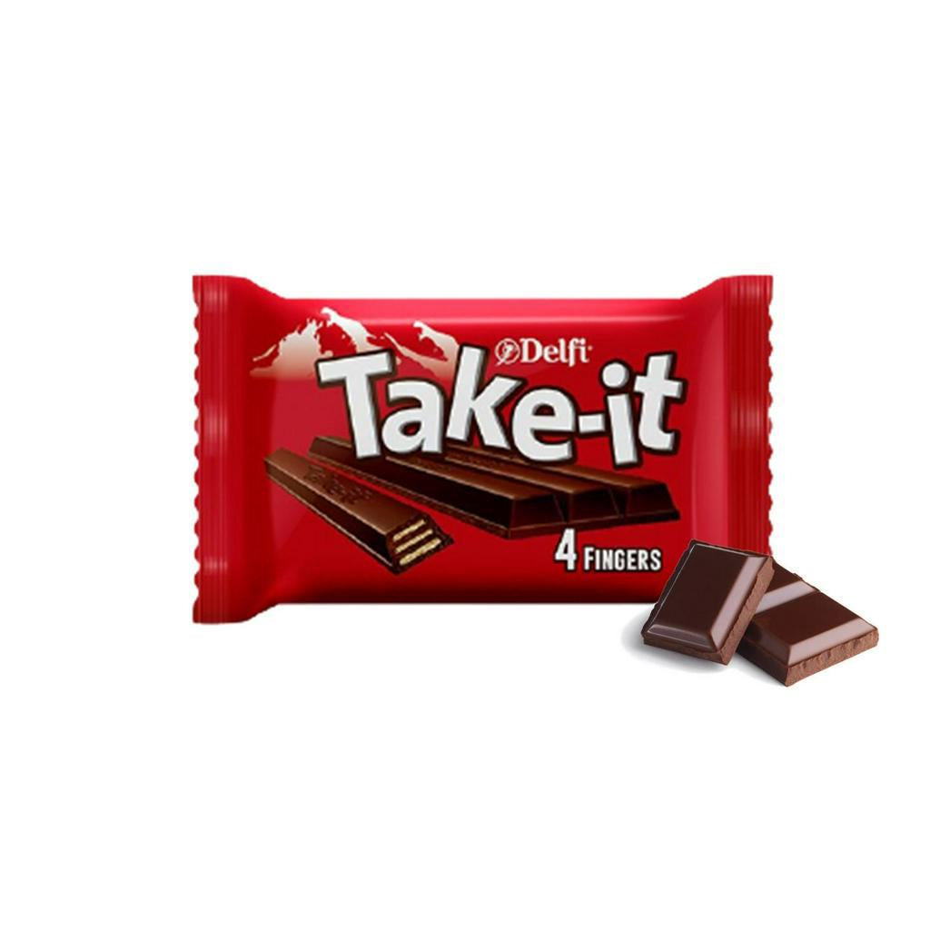 Delfi Take It 4 Fingers Chocolate 2 x 35 gr