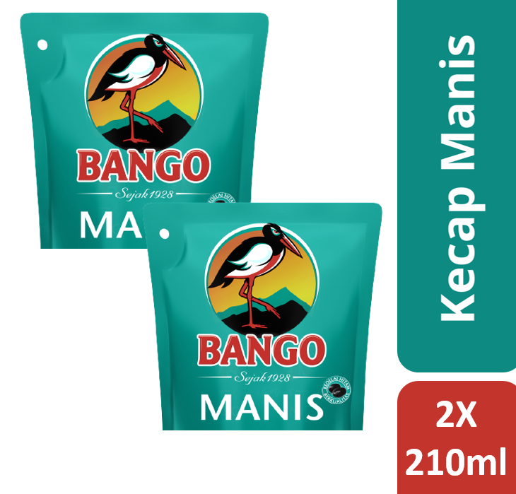 Bango Kecap Manis Pouch 2 x 210 mL