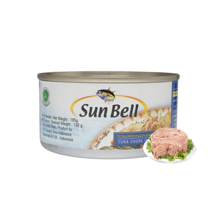 Sun Bell Tuna Chunk In Vegetable Oil 2 x 185 gr