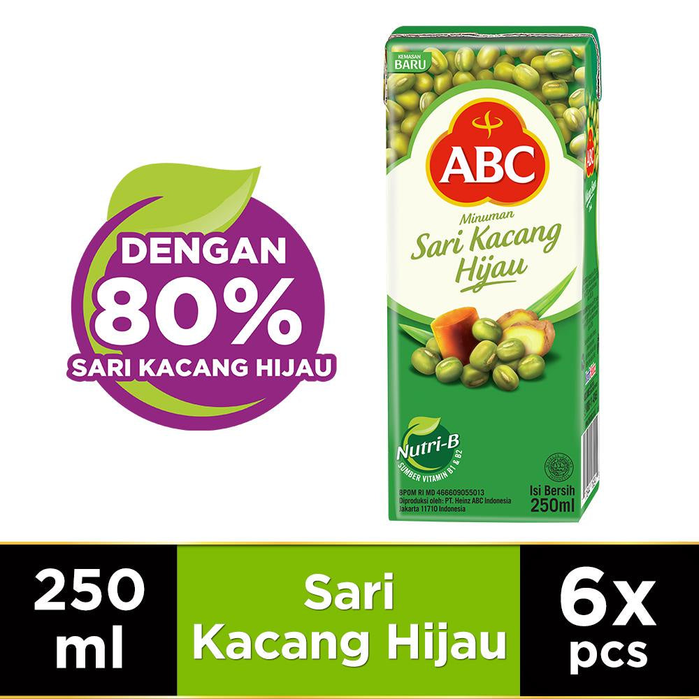 ABC Minuman Sari Kacang Hijau 6 x 250 mL