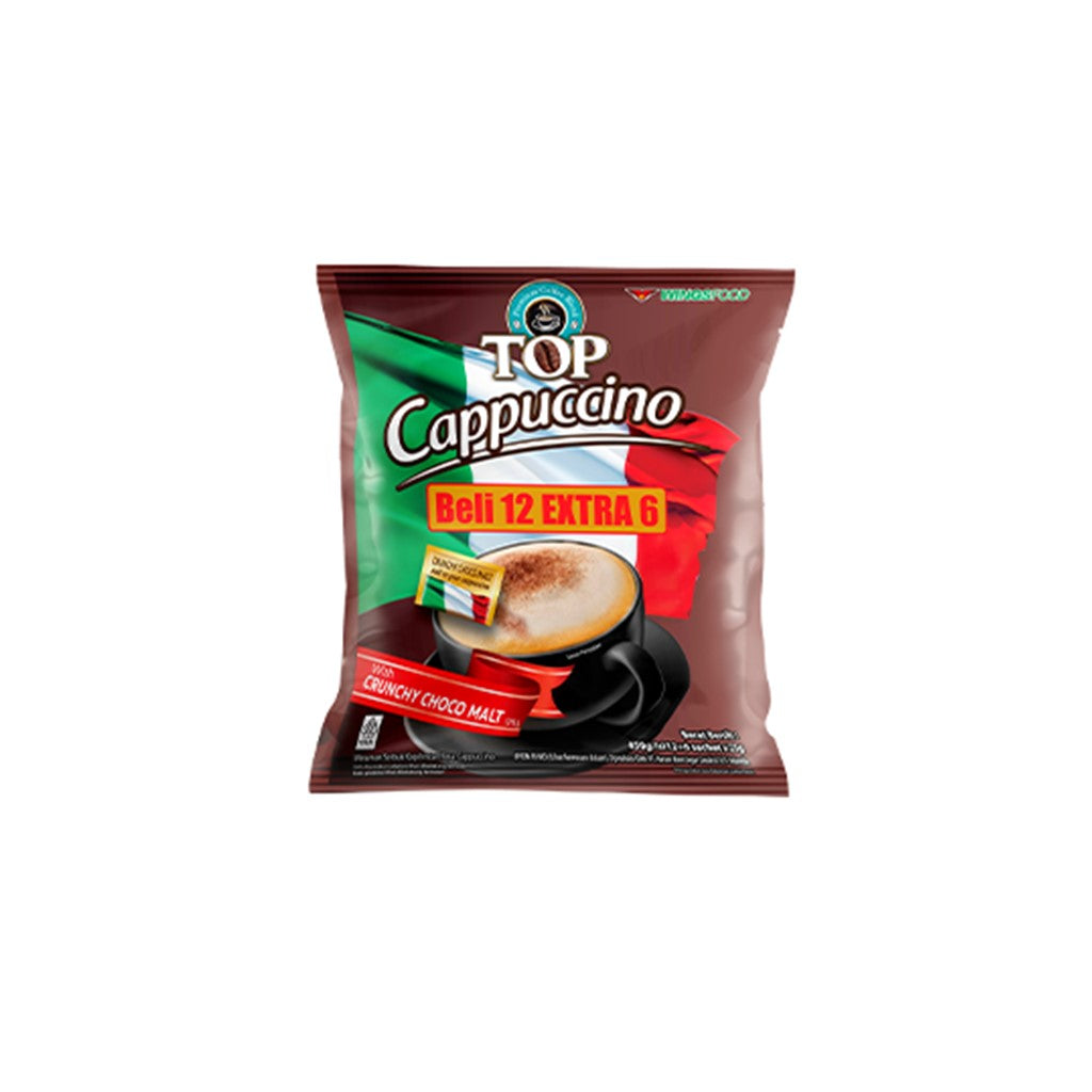 Top Coffee Kopi Instan Cappucino Bag 25 gr isi 12 + 6 pcs