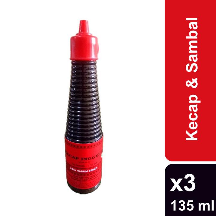 Asia Harum Kecap Inggris 3 x 135ml