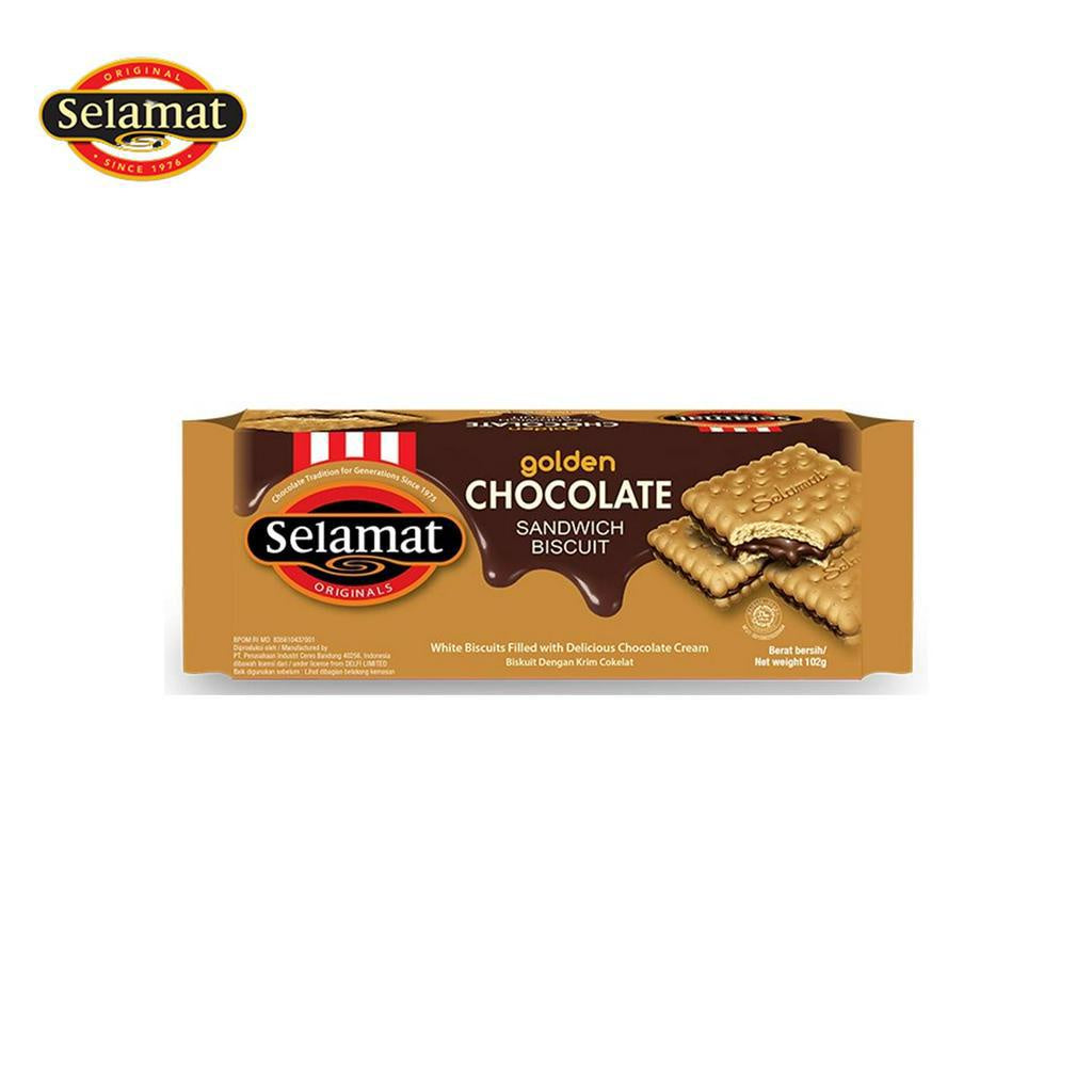 Selamat Golden Biskuit Chocolate 2 x 88 gr