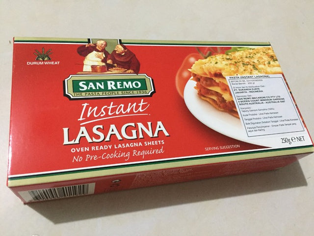 San Remo Pasta Lasagna Instant 250 gr