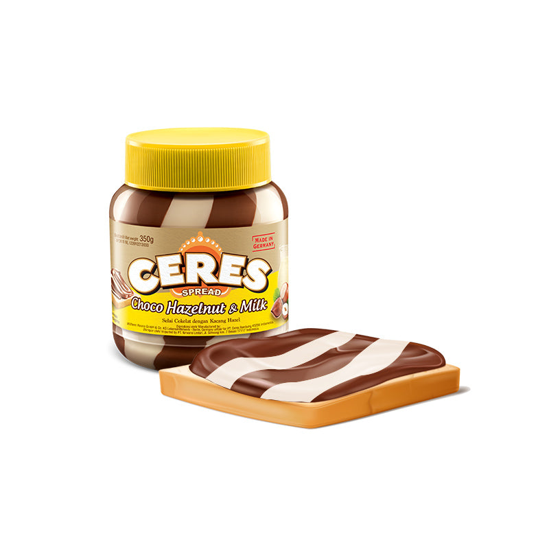 Ceres Spread Selai Choco Hazelnut dan Milk 350 gr