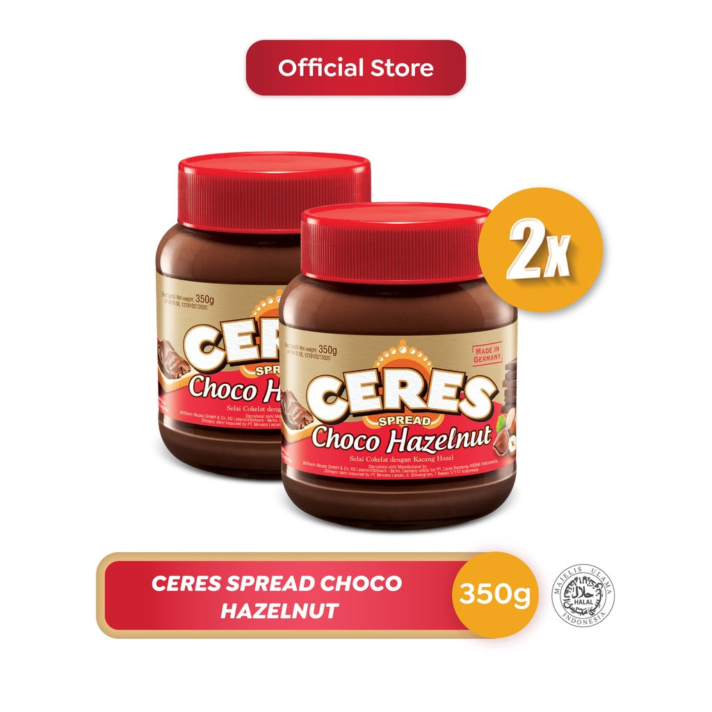 Ceres Selai Cokelat Hazelnut 2 x 350 gr