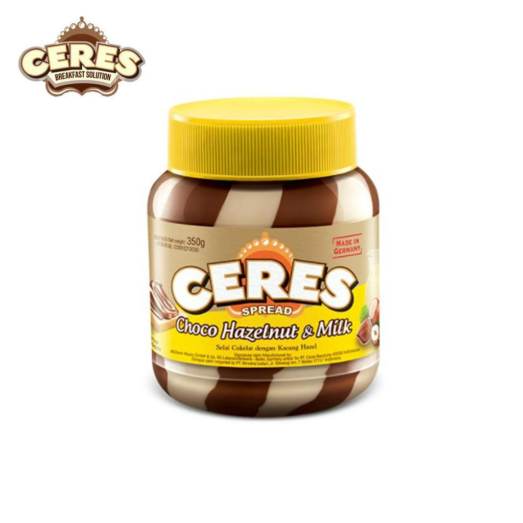 Ceres Spread Selai Choco Hazelnut dan Milk 350 gr