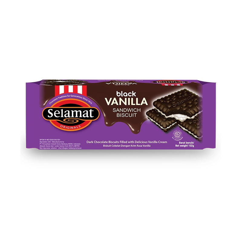 Selamat Biscuit Black Vanilla 2 x 102 gr