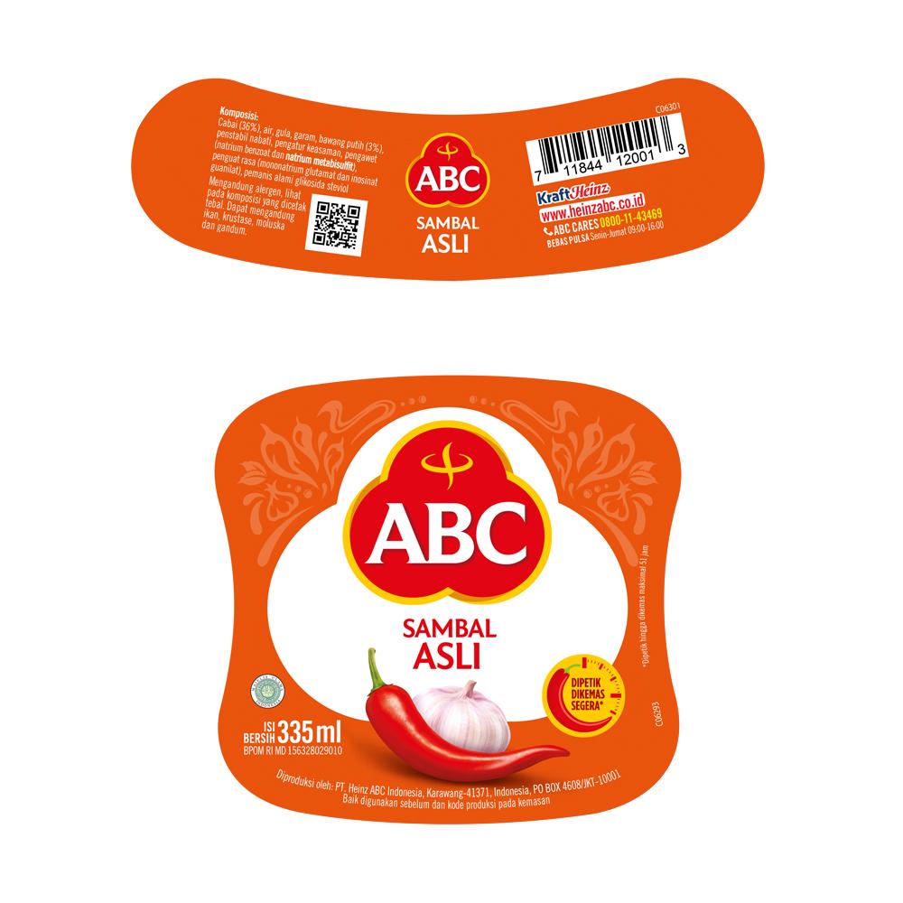 ABC Saus Sambal Asli 335 mL x 12