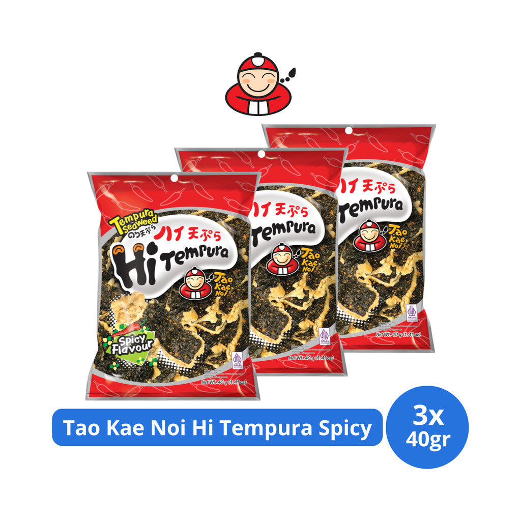 Tao Kae Noi Hi Tempura Spicy 40gr x 3 pcs