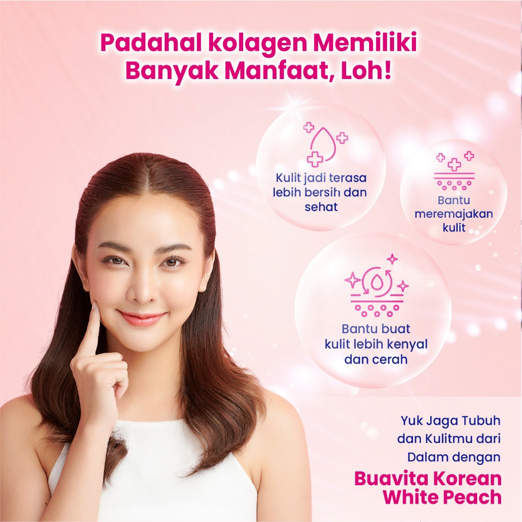 Buavita Korean White Peach 245ml
