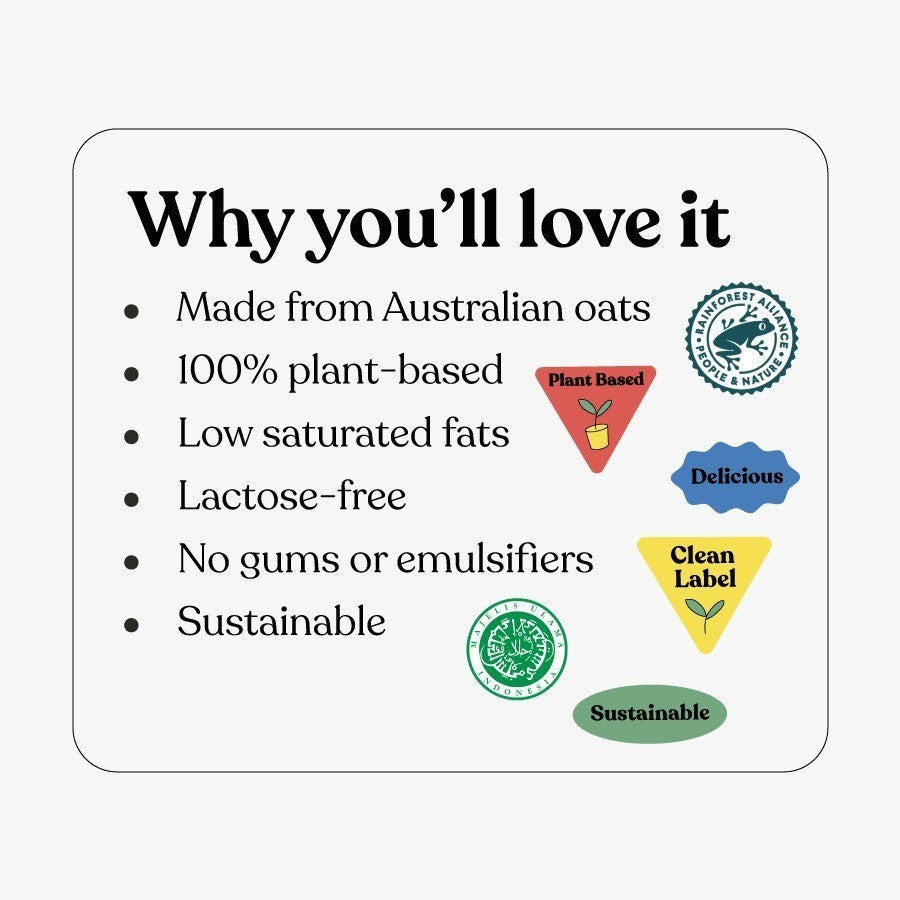 OATSIDE Oat Milk Mocha Caps (Kemasan Tutup Botol) 200ml x 2 pcs