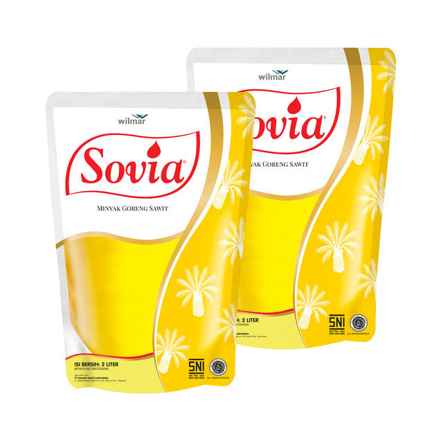 Sovia Minyak Goreng Sawit Pouch 2L x 2 pcs