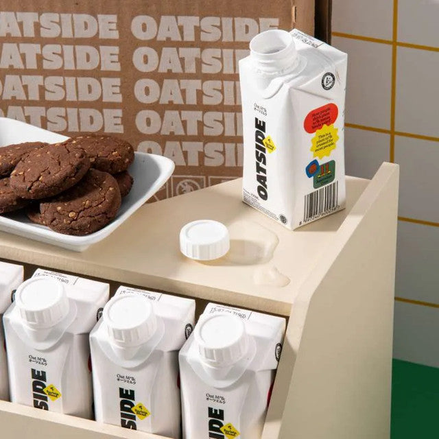 OATSIDE Oat Milk Barista Blend Caps (Kemasan Tutup Botol) 200ml x 2 pcs