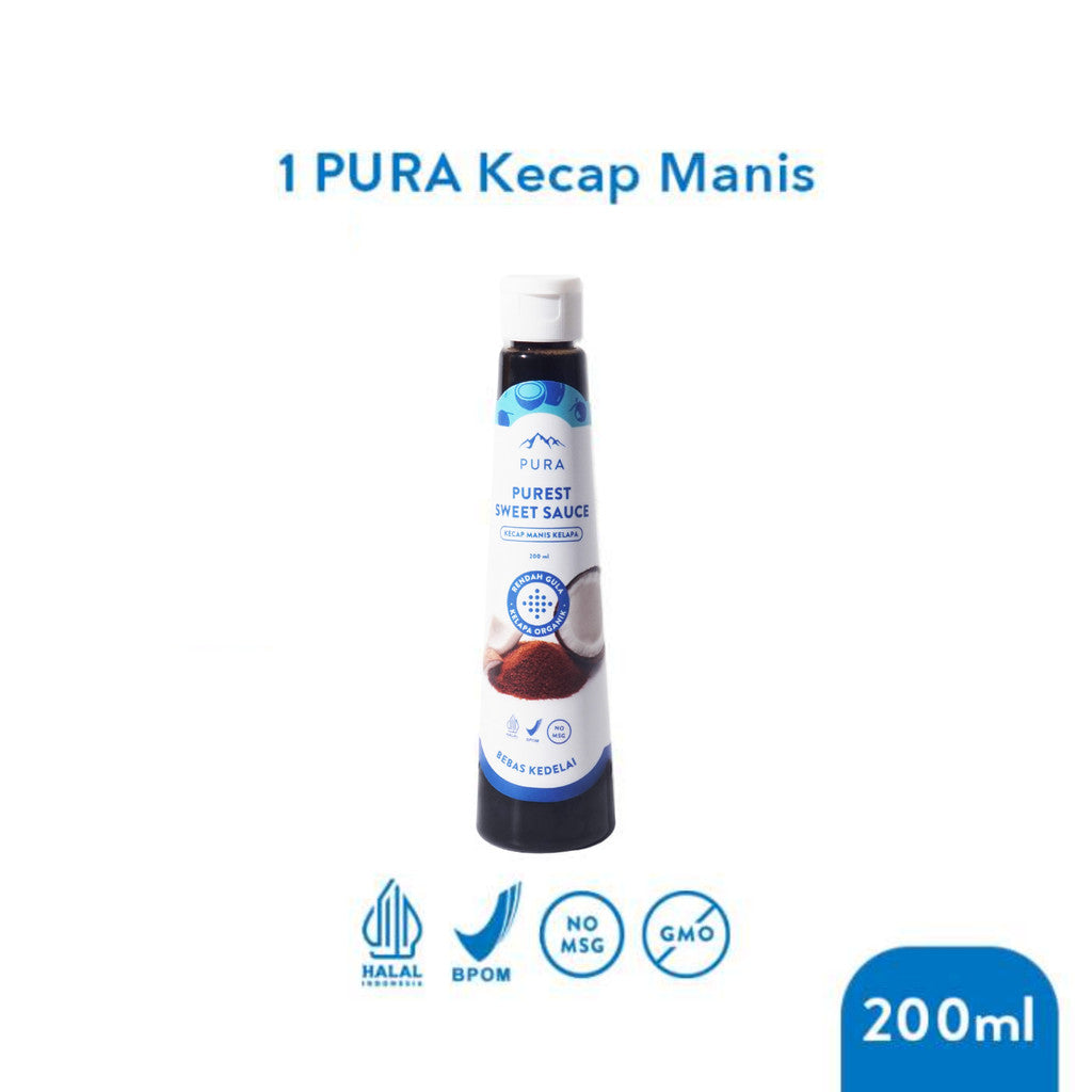 PURA Kecap Manis Kelapa 200ml x 3 pcs