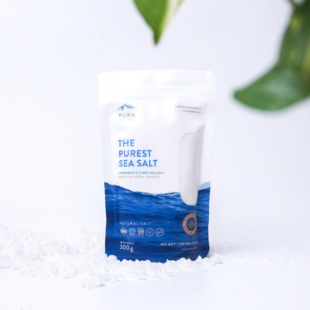PURA Sea Salt Fine 300gr | Garam Laut Halus x 3 pcs
