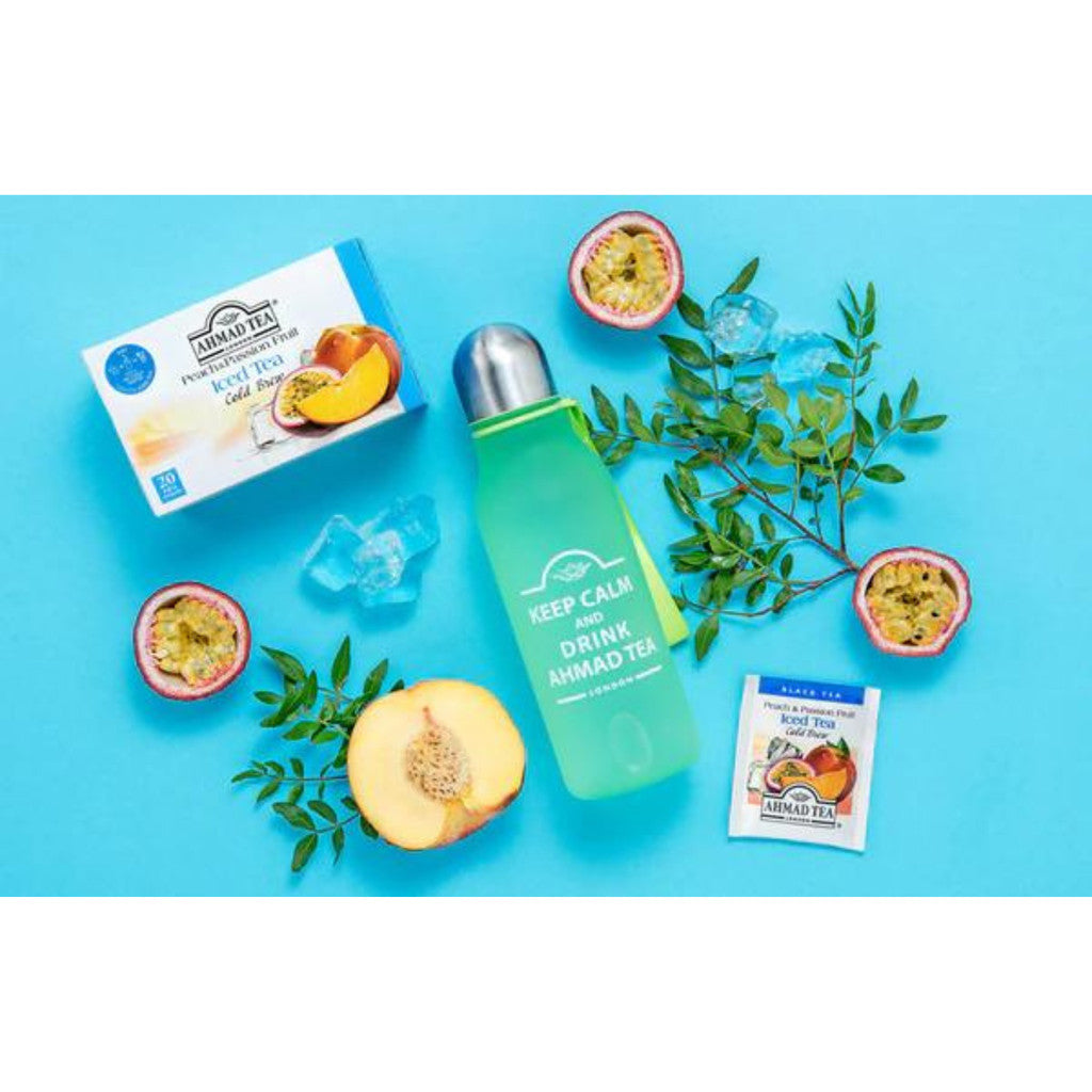 Ahmad Tea Peach & Passion Fruit Cold Brew Iced Tea 20s @ 2gr x 2 pcs