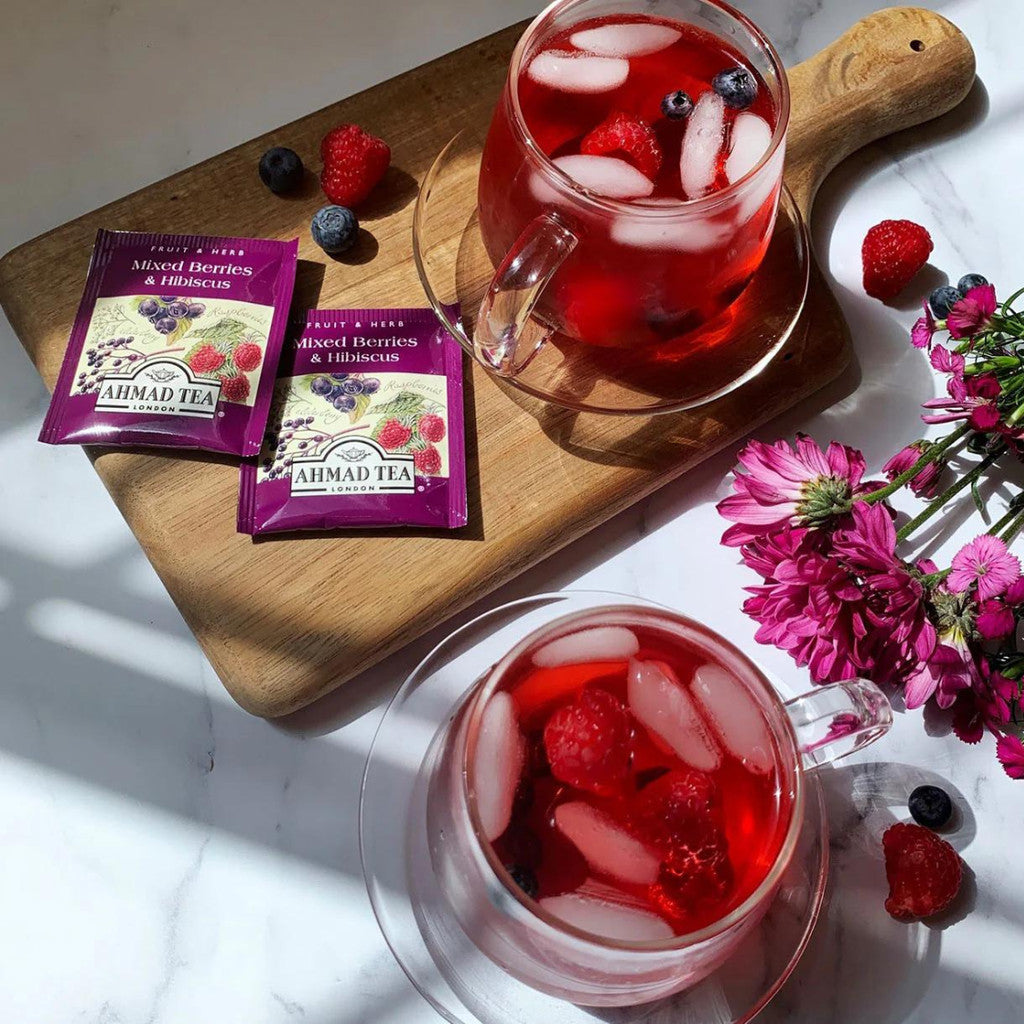 Ahmad Tea Mixed Berries & Hibiscus Infusion 20s @ 2gr x 2 pcs