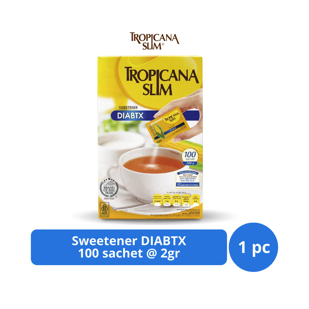 Tropicana Slim Sweetener DIABTX 100s @ 2gr