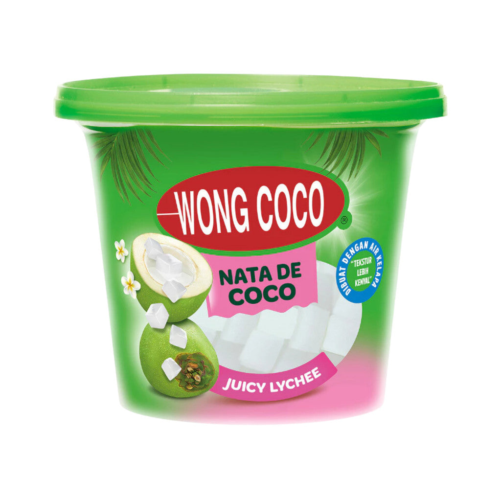 Wong Coco Nata de Coco Cubes Lychee 1kg