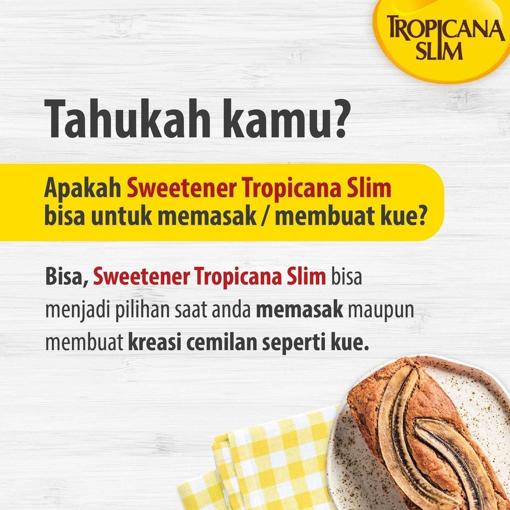 Tropicana Slim Sweetener Classic 100s @ 2,5gr x 2 pcs