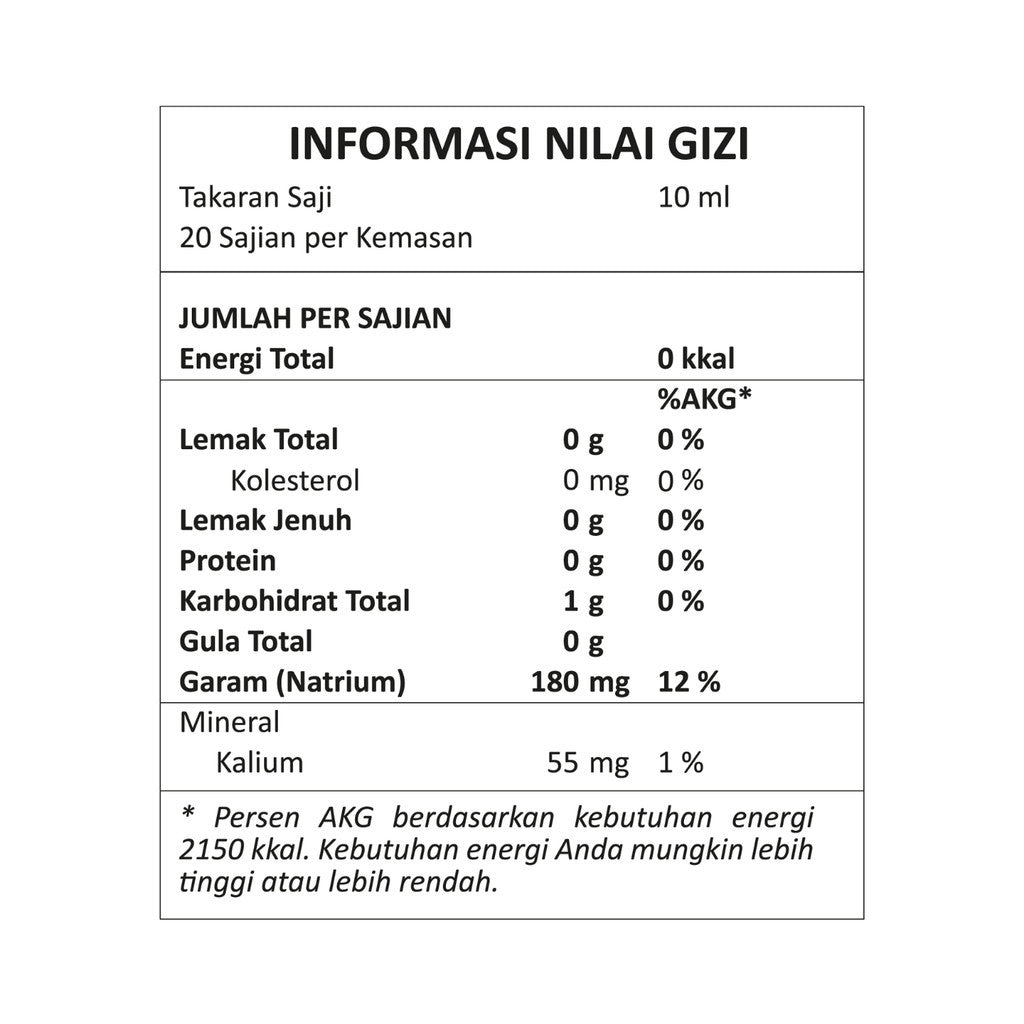 Tropicana Slim Kecap Manis 200ml + Kecap Asin 200ml