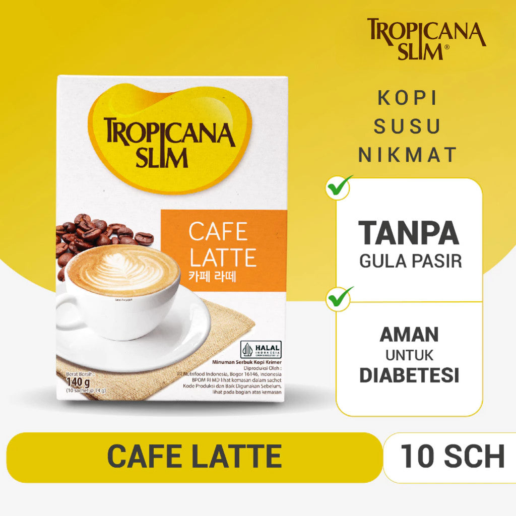 Tropicana Slim Cafe Latte 10s @ 14gr