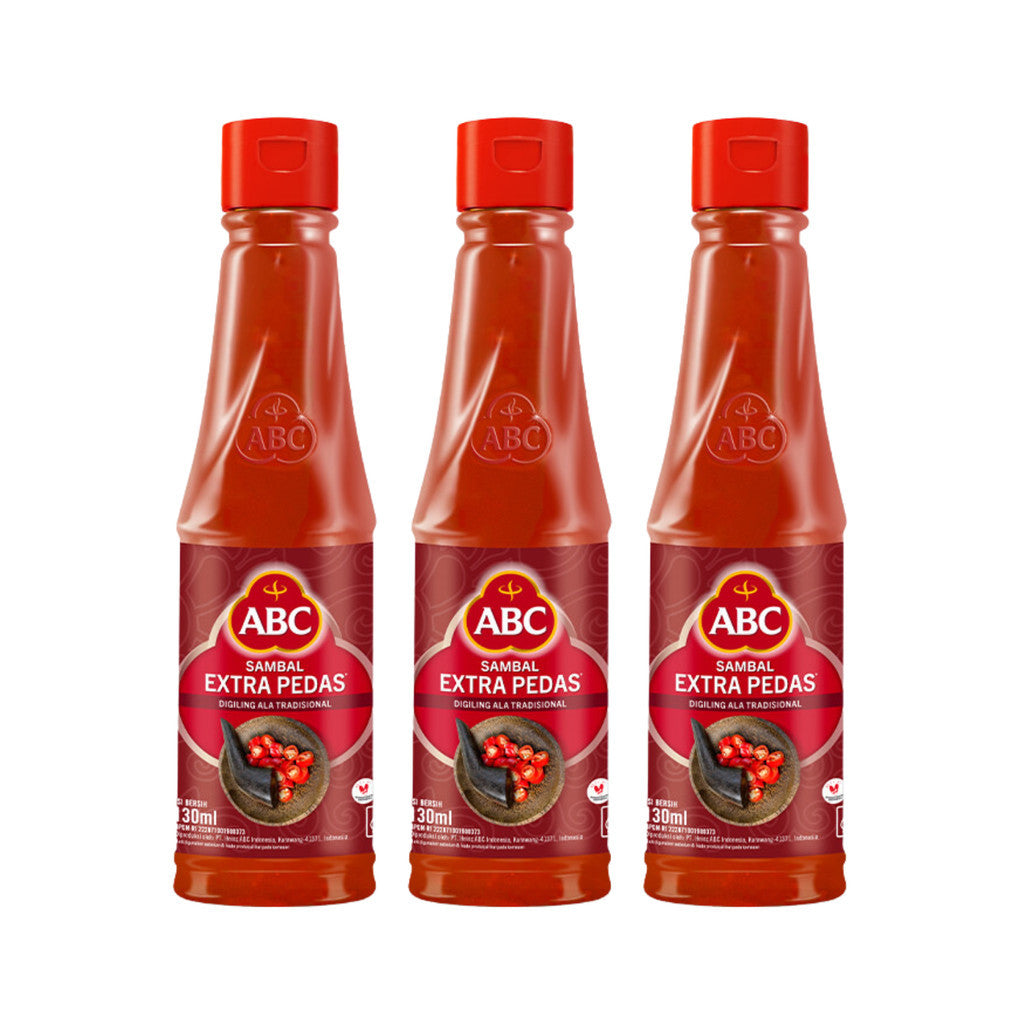 ABC Saus Sambal Extra Pedas 130ml x 3 pcs