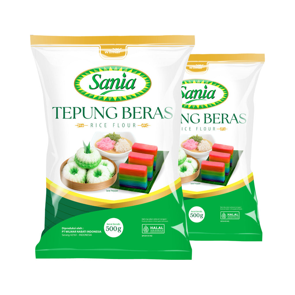 Sania Tepung Beras 500gr x 2 pcs