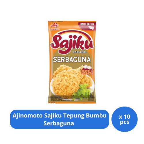Ajinomoto Sajiku Tepung Bumbu Serbaguna 75 gr x 10 pcs