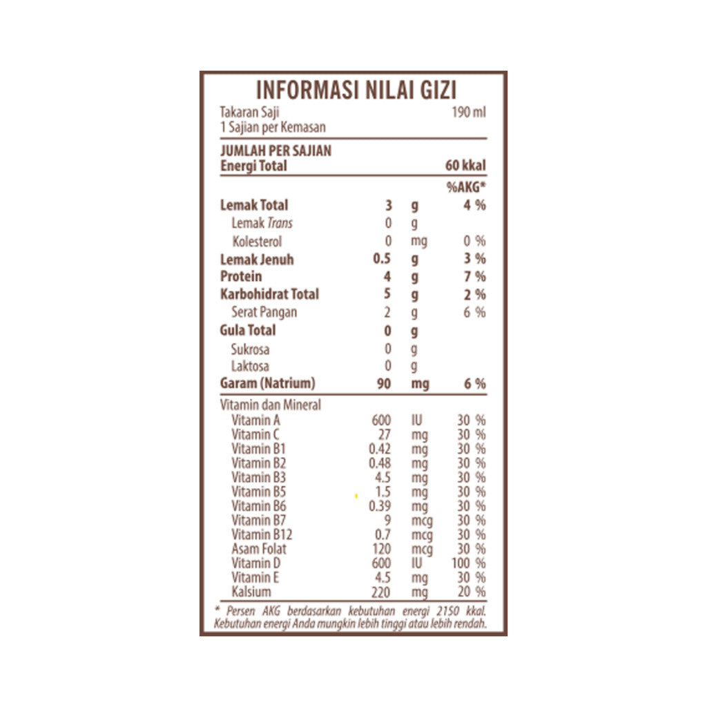 Tropicana Slim Almond Drink Chocolicious Ready to Drink 190 ml x 5 pcs