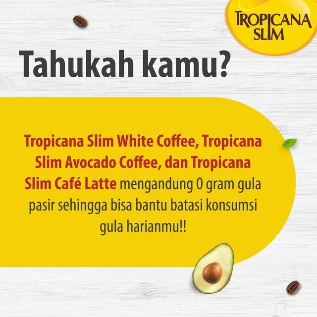 Tropicana Slim Cafe Latte 10s @ 14gr x 2 pcs