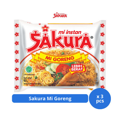 Sakura Mi Goreng 60gr x 3 pcs