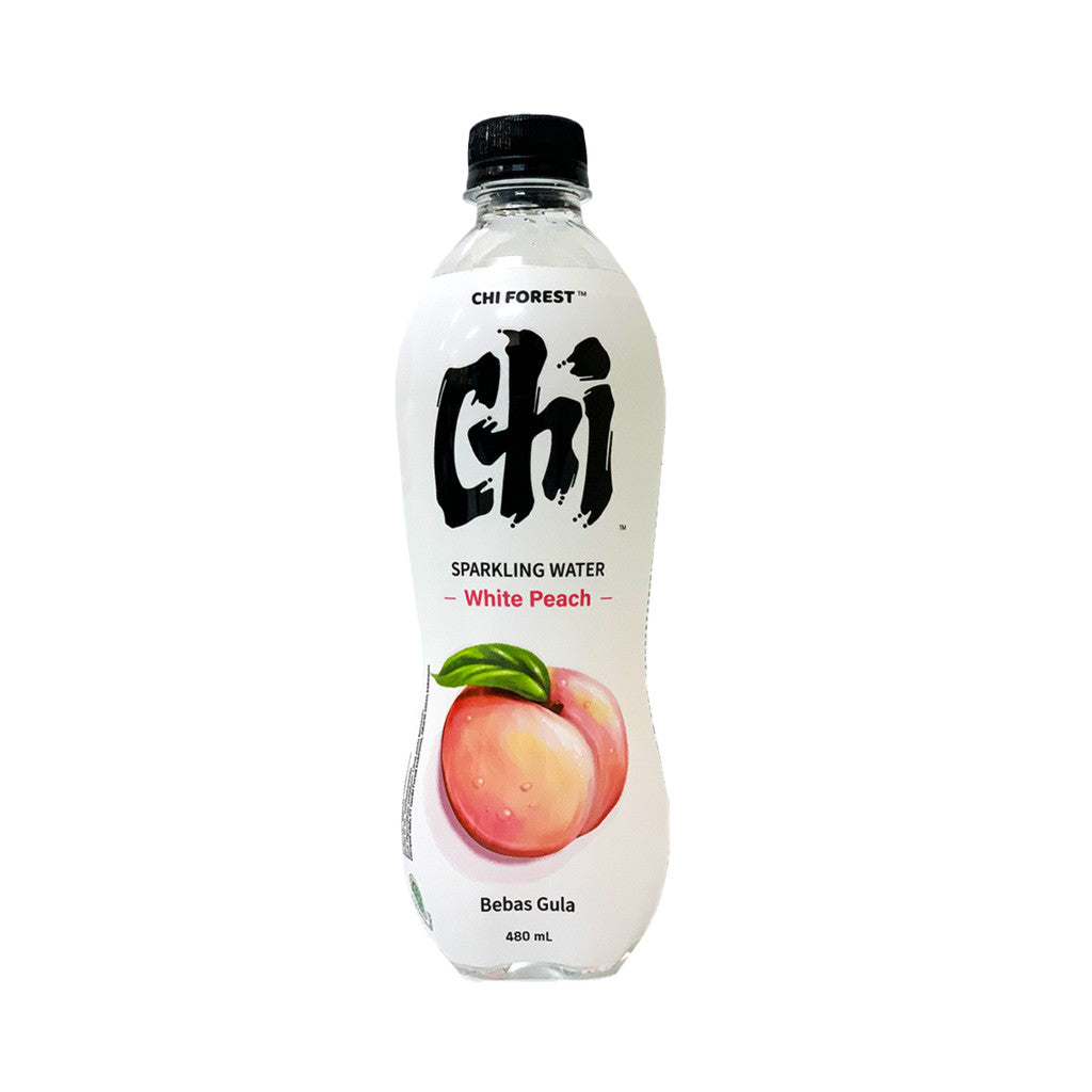 Chi Forest Sparkling Water White Peach 480ml x 5 pcs