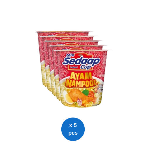 Sedaap Mie Instan Cup Ayam Nampool 75 gr x 5 pcs
