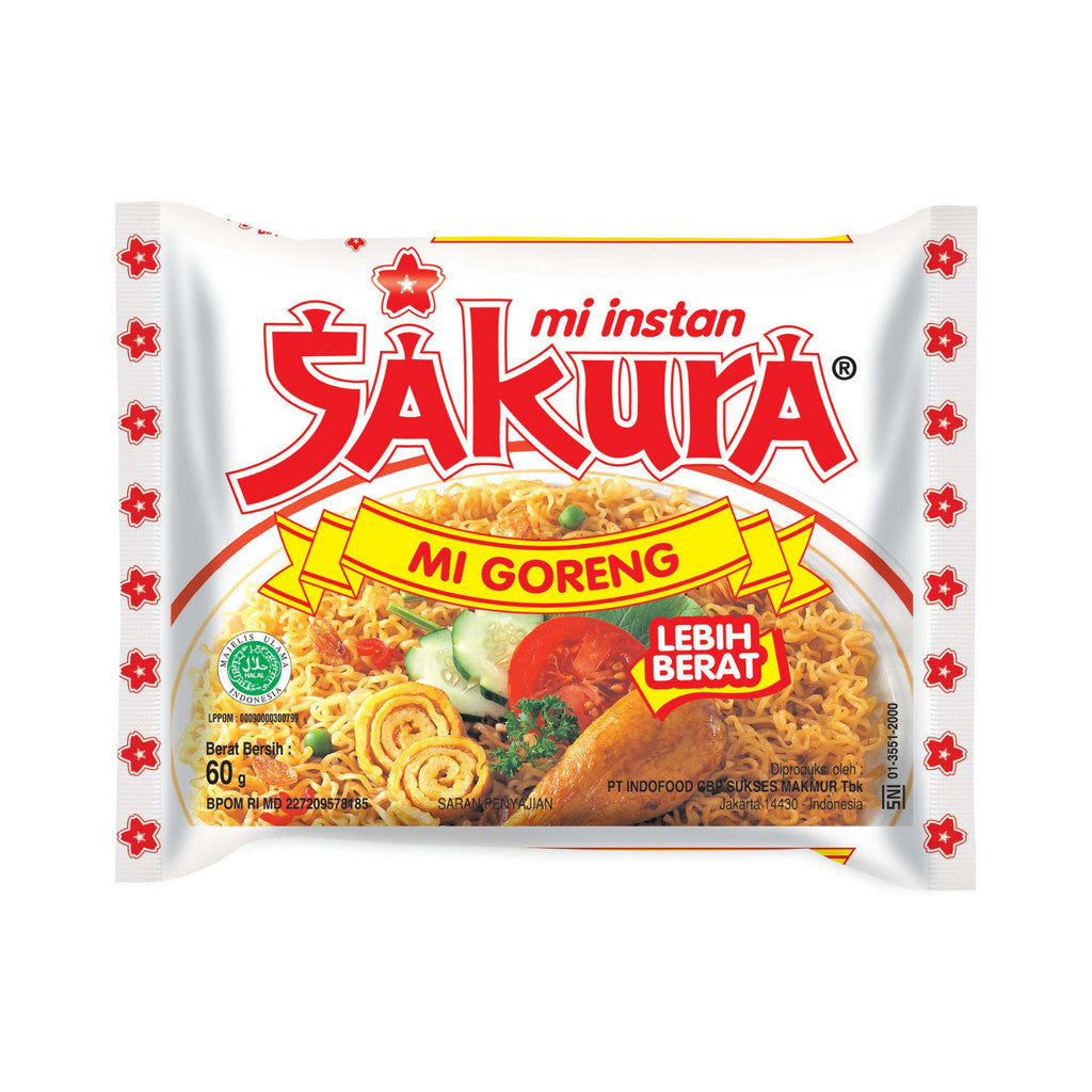 Sakura Mi Goreng 60gr x 3 pcs