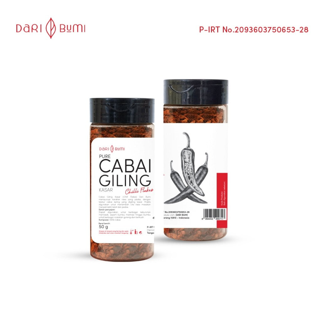 Bumbu Cabai Giling Kasar 50 g Dari Bumi x 2 pcs