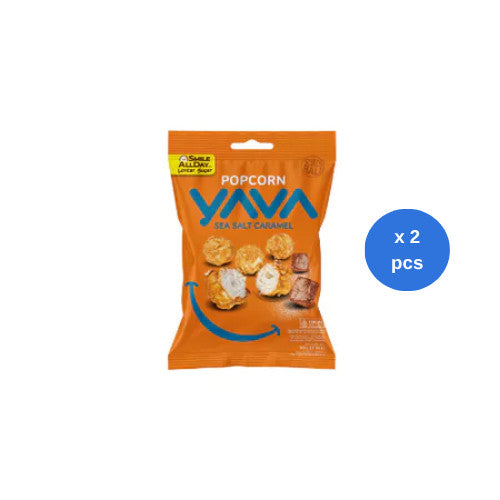 YAVA Popcorn Sea Salt Caramel 60g x 2 pcs