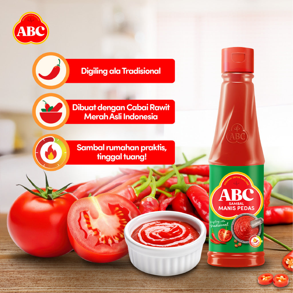 ABC Saus Sambal Manis Pedas 130 ml x 2 pcs