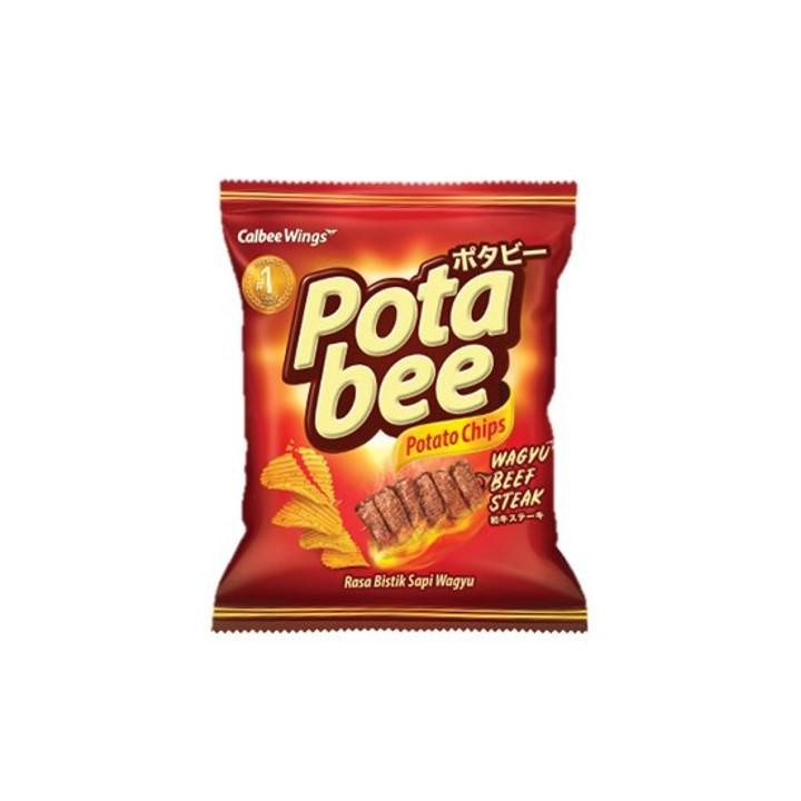 Potabee Keripik Kentang Rasa Wagyu Beef Steak 65 gr x3