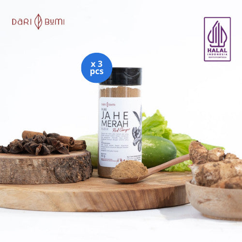 Bumbu Jahe Merah Bubuk 50 gr Dari Bumi x 3 pcs