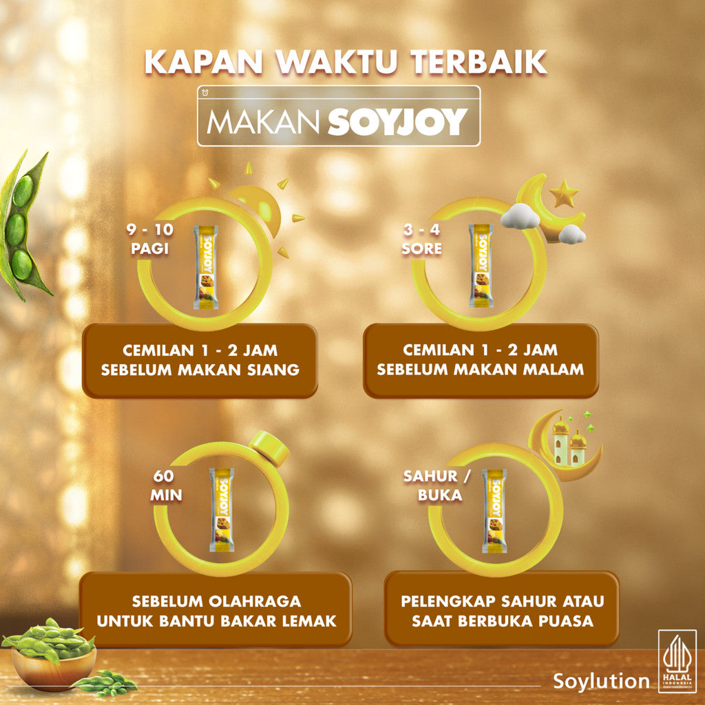 SOYJOY Snack Bar Kedelai Kurma Nastar 30gr x 5 pcs