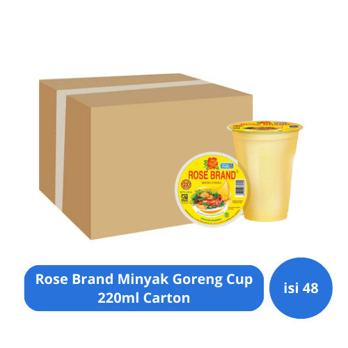 Rose Brand Minyak Goreng Cup 220ml Carton (48 Pcs)