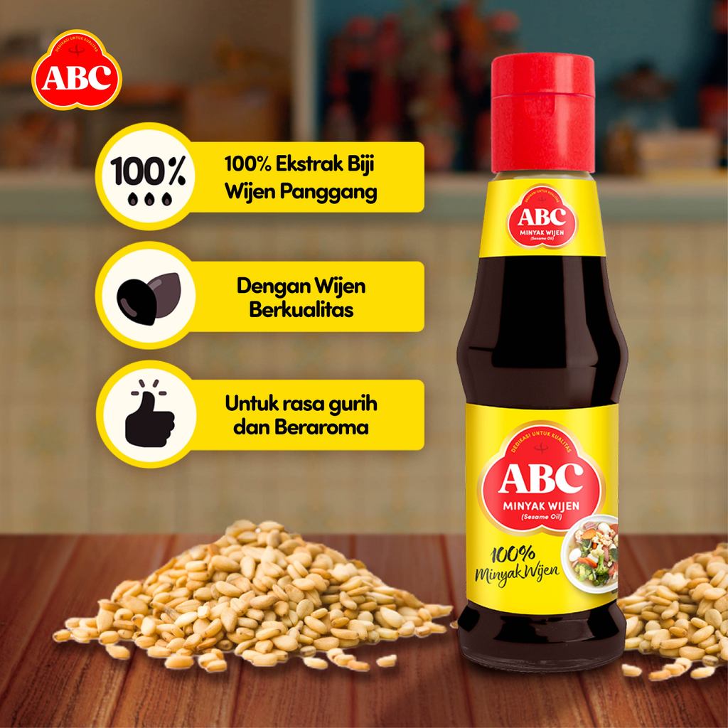ABC Minyak Wijen 195 ml - Multi Pack 6 pcs