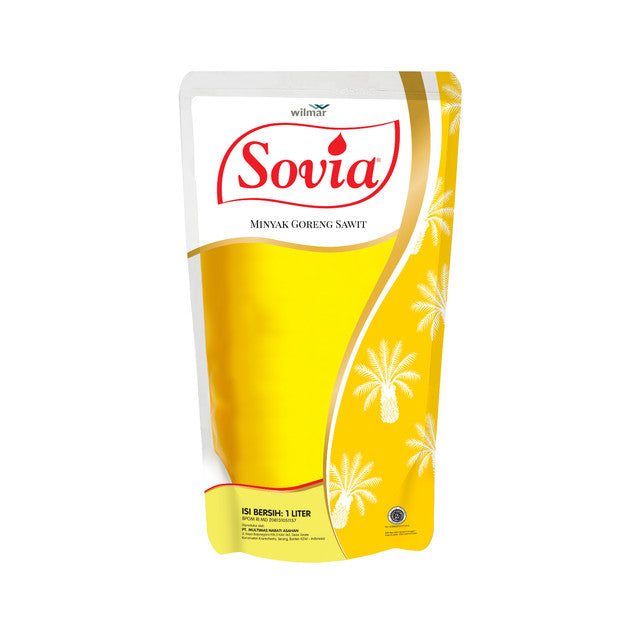 Sovia Minyak Goreng Sawit Pouch 1L Carton (12 pcs)