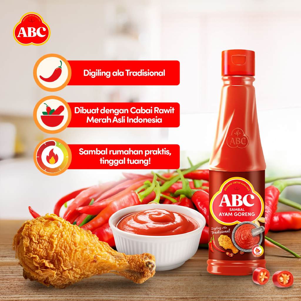 ABC Sambal Ayam Goreng 3 x 135 mL
