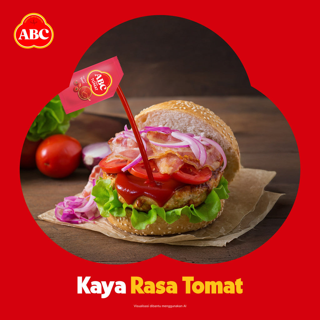 ABC Saus Tomat 22 x 8 g - Multi Pack 10 pcs