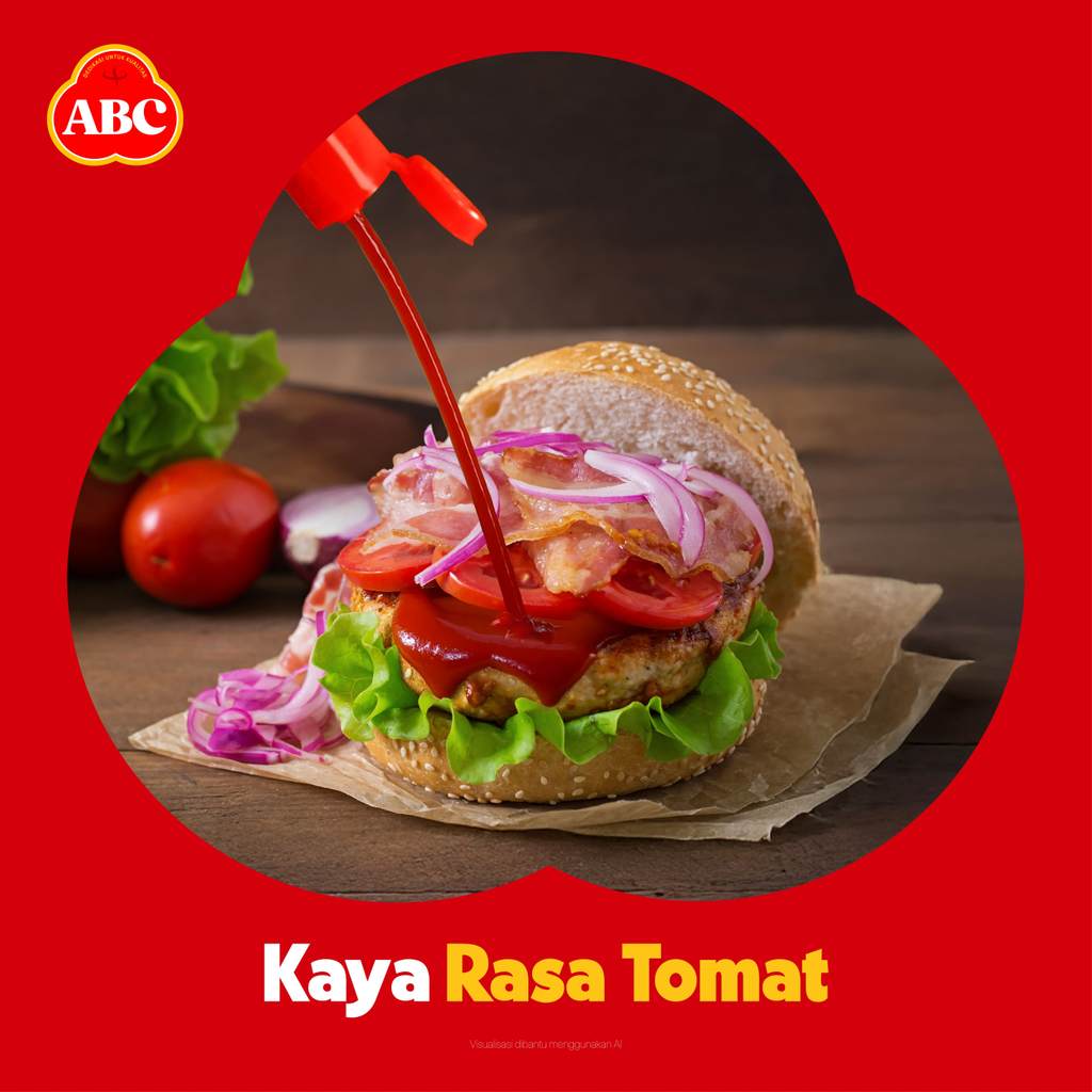 ABC Saus Tomat 135 mL x 3 pcs