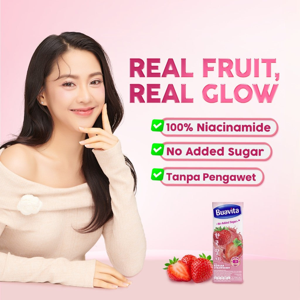 BUAVITA KOREAN STRAWBERRY 245ML x3